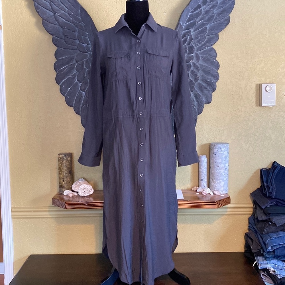 Maeve Long Button Down Dress